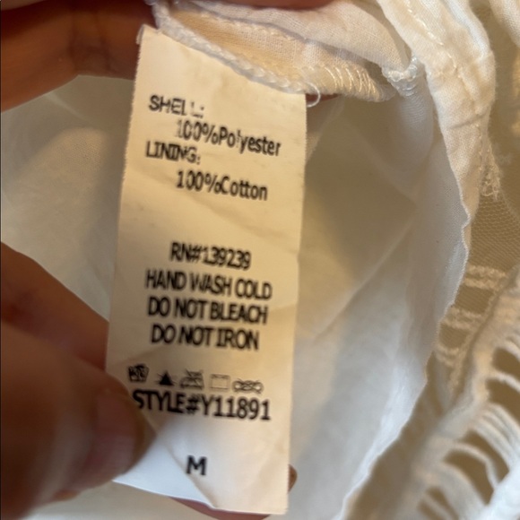 DO+BE Women’s Off White Lace Jumper Size M - Picture 8 of 14